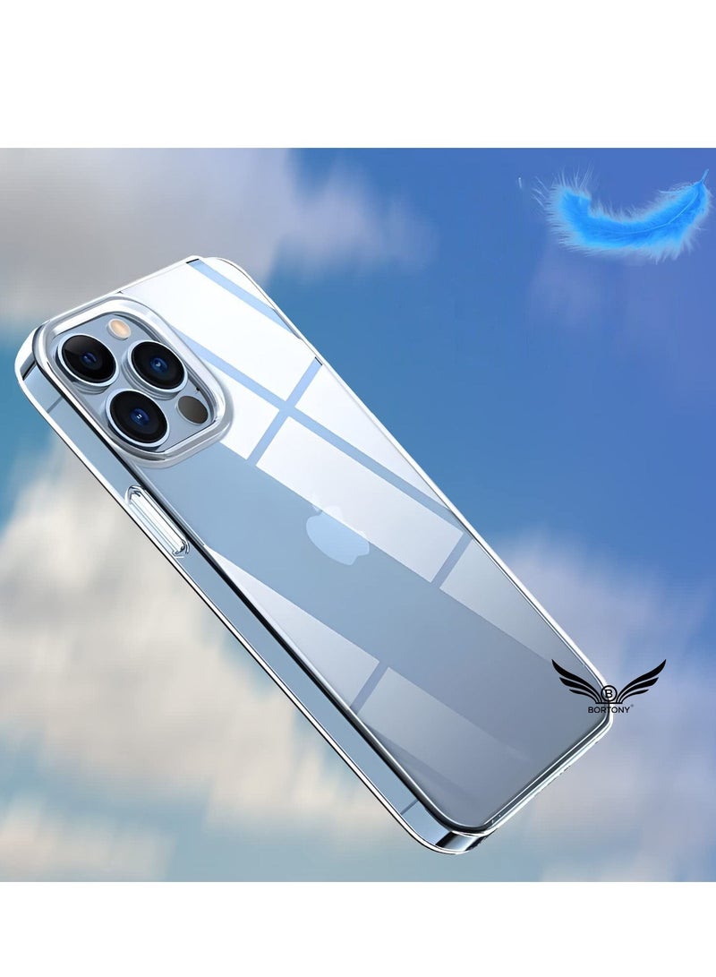 BORTONY iPhone 14 Pro Max Cover Slim Clear Soft TPU Material Anti Scratch Case Designed for Apple iPhone 14 Pro Max 6.7 Inch - Image 4