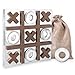 Play Platoon Magnetic Tic Tac Toe Game Large Metal and Wooden Wall Mounted Board Games 135 Inch Table Top or Wall Mounted Farmhouse Rustic for Game Room Barnwood - Image 2
