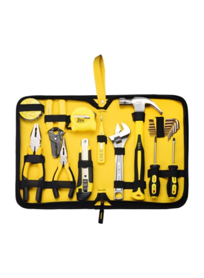 LANLONG 19-Piece All-Purpose Canvas Tool Bag 