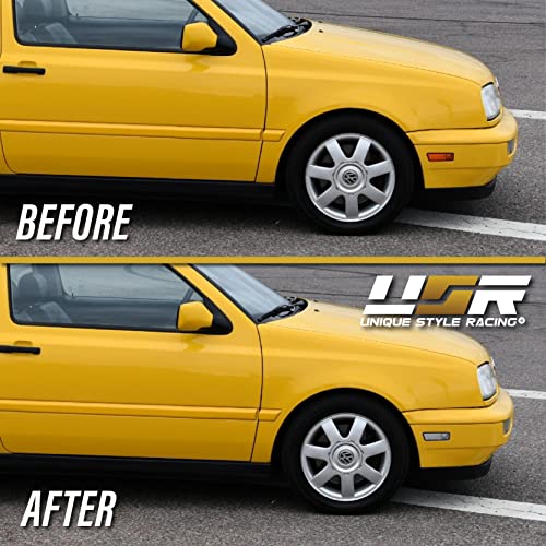 USR UNIQUE STYLE RACING USR 93-98 Golf 3 Side Marker Lights - Front Bumper Sidemarker Parking Lamps (Left + Right) Compatible with 1993-1998 Volkswagen VW Golf III/Jetta/GTi (Euro Style All Clear Lens) - Image 4