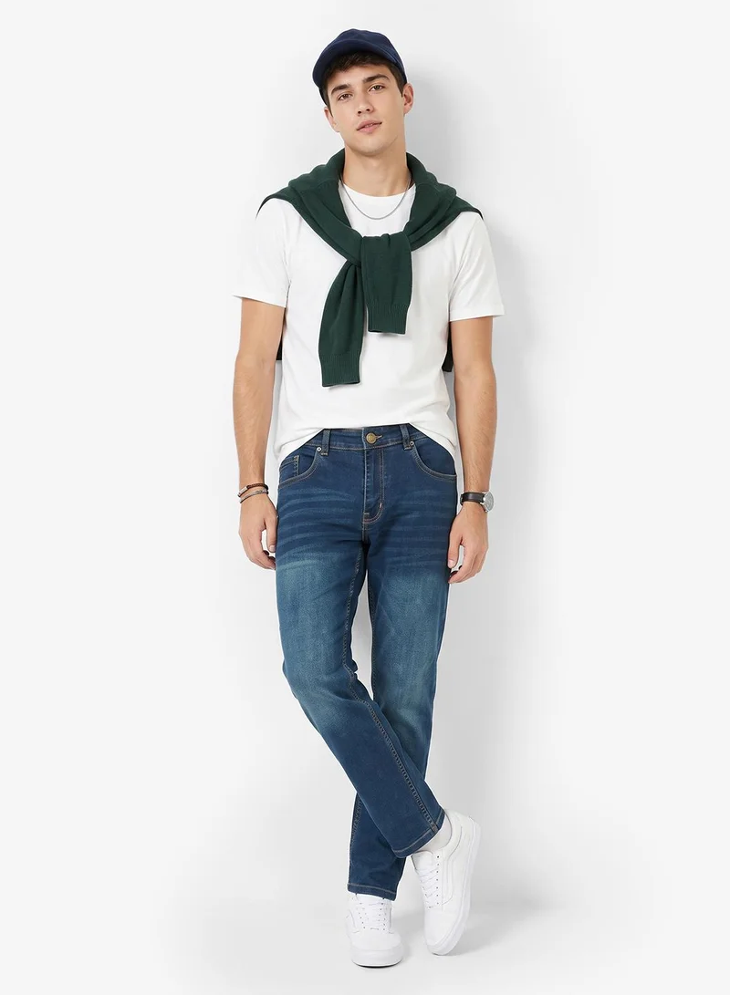 Seventy Five  Casual Straight Fit Jeans for Men | Best Price UAE