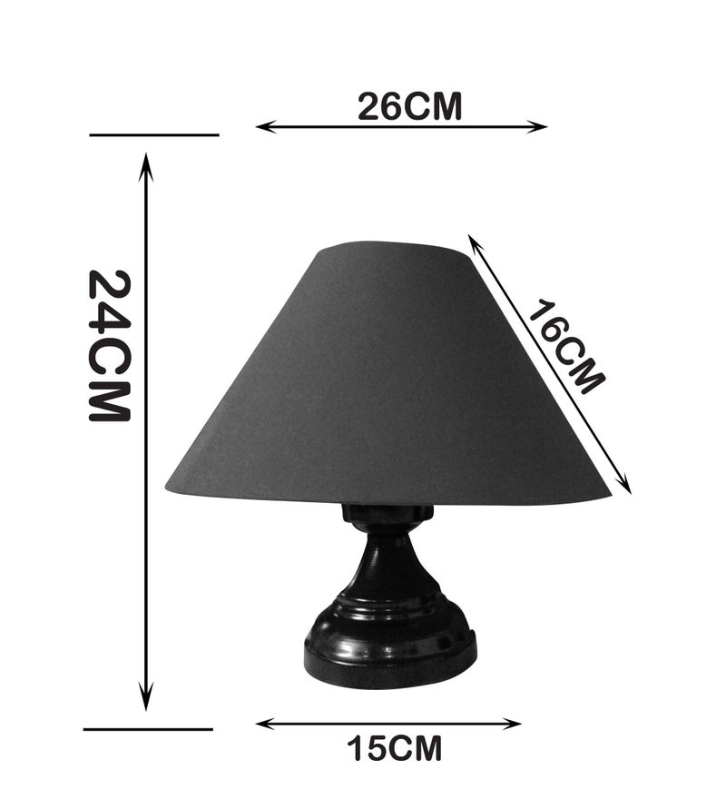 VRCT Table Lamp, Black, Conical - Image 2