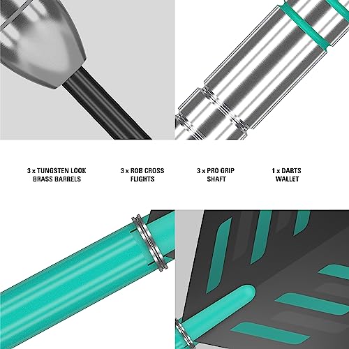 Target Darts Rob Cross Silver Voltage 24G Brass Steel Tip Darts Set - Image 5