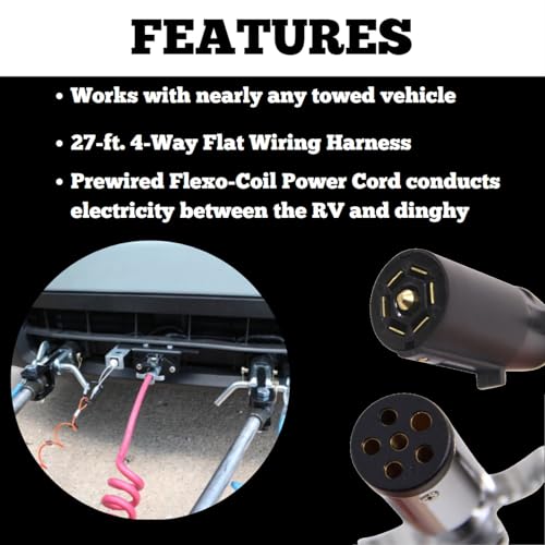 Roadmaster 15267 All in One Towed Vehicle Wiring Kit with 7-to-6 Wire Power Cord | Excludes Vehicles with Variable Voltage | Crafted from Fine Materials | Easy Installation - Image 3