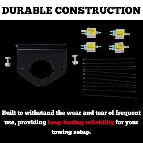 Roadmaster 15267 All in One Towed Vehicle Wiring Kit with 7-to-6 Wire Power Cord | Excludes Vehicles with Variable Voltage | Crafted from Fine Materials | Easy Installation - Image 5