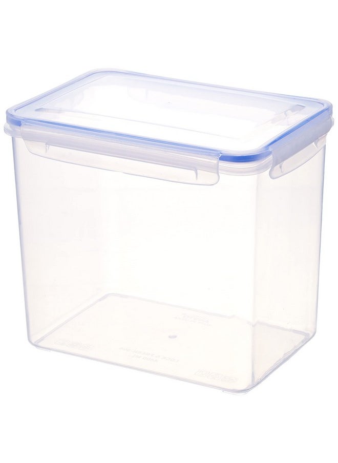 Aristo - Aristo Lock & Fresh 304 Plastic Storage Container For Storing grains, pulses, rice, wheat etc - 4400 ML, Transparent Clear, large (LOCK&FRESH304) (22 x 15.5 x 19cm) - Image 1