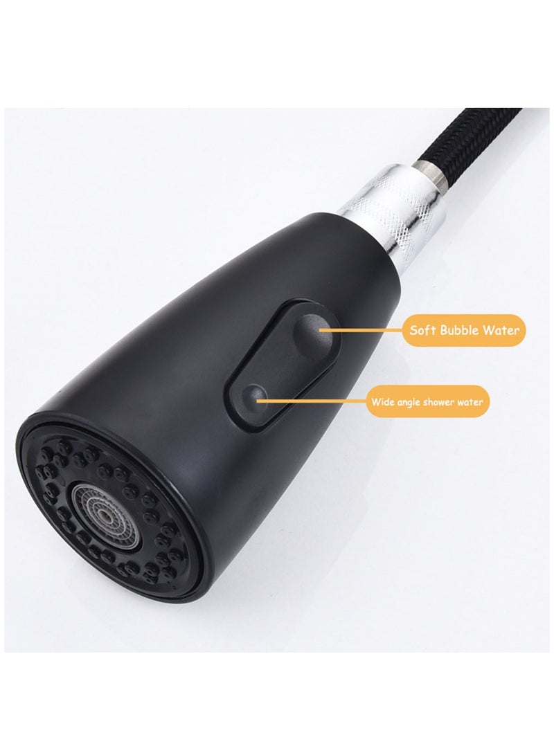 Captaintech High Arc Kitchen Faucet with Pull Down Sprayer, Single Handle Kitchen Sink Faucet with Deck Plate, Stainless Steel Brushed Nickel Finish - Image 3