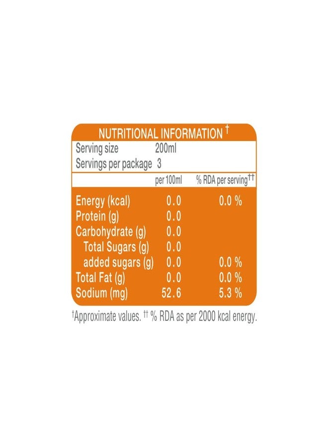 Paper Boat Zero Yuzu Orange Sparkling Water, 600ml | Zero Sugar, Zero Calories | Sugar Free| Flavoured Carbonated Water | No Aspartame - Image 5