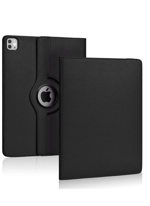 ipad pro 12.9 inch 2nd & 1st Gen case Cover for Model MP6G2LL /A MQDA2LL /A MPLL2LL /A ML0F2LL /A ML3K2LL /A ML0N2LL /A ML0R2LL /A with Rotating Stand Auto Sleep/Wake Black