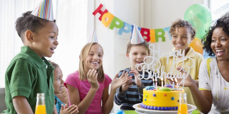 AHAORAY Silver Glitter Birthday Cake Topper - Eco-Friendly Cardboard Cake Bunting Decor  1 Piece  for Birthday Party Decoration Supplies - Image 5