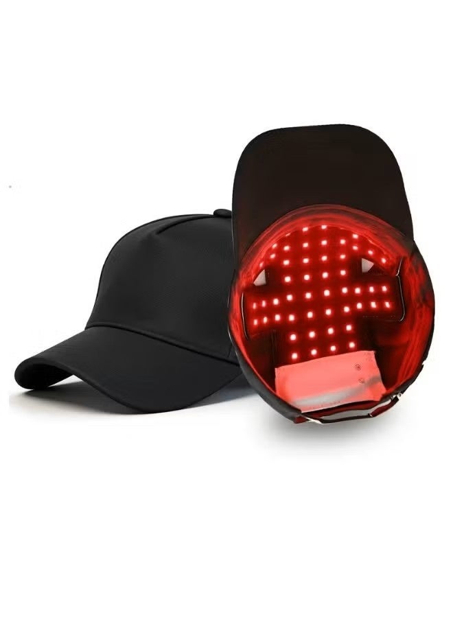 BlueFire Advanced Red Infrared Light Therapy Hair Regrowth Cap - 56 Medical Grade LED Diodes | 450nm 660nm 850nm Wavelengths | Rechargeable Portable Hair Growth Hat for Men & Women | Scalp Care Anti Hair Loss Device - Image 1