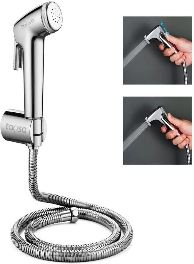 TAPSA LUXURY BATHING Tapsa Conty Series ABS Health Faucet/Faucet Set with SS-304 1 Mtr Tube and Hook Health Faucet (Wall Mount Installation Type) - Image 2