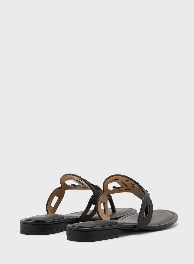 Lauren Ralph Lauren Japonki Low Heel Sandals