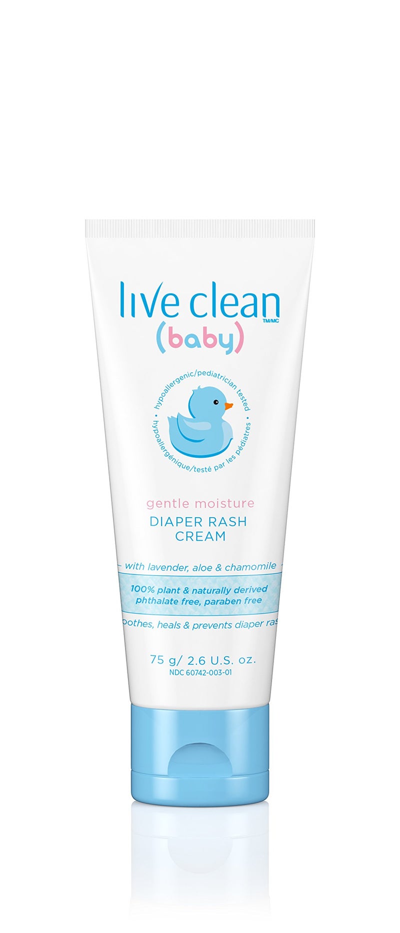 Live Clean Baby Gentle Moisture Diaper Rash Cream 26 Oz