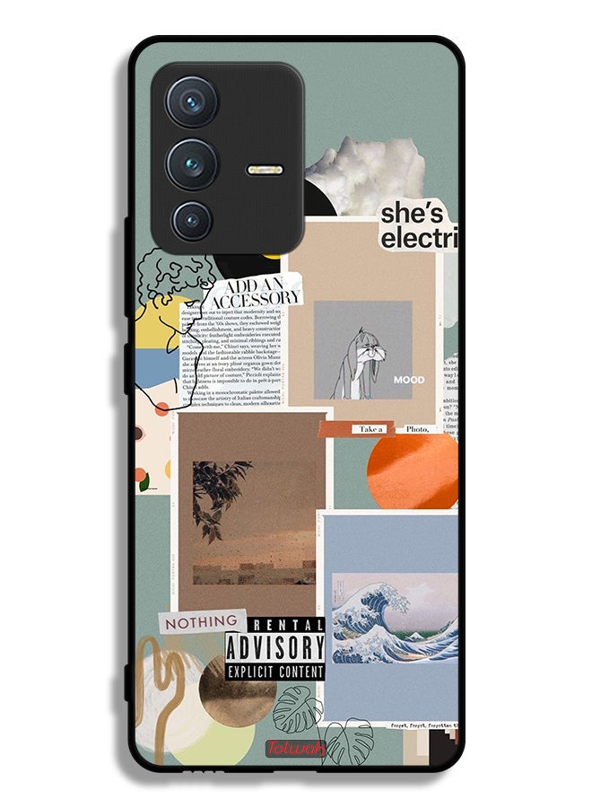 Tolwak Vivo V23 5G Protective Case Cover She Is Electric - Image 1