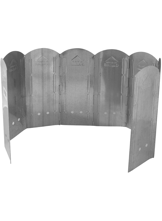 AL SANIDI Air resistant wind screen Stove fire wind screen Multicolored Size 40 Cm 8 Slide - Image 2