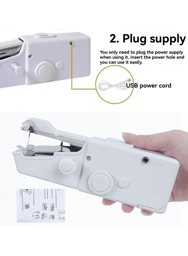 M MIAOYAN Mini Portable Sewing Machine Kit with Complete Accessories and Type-C Charging - Image 2