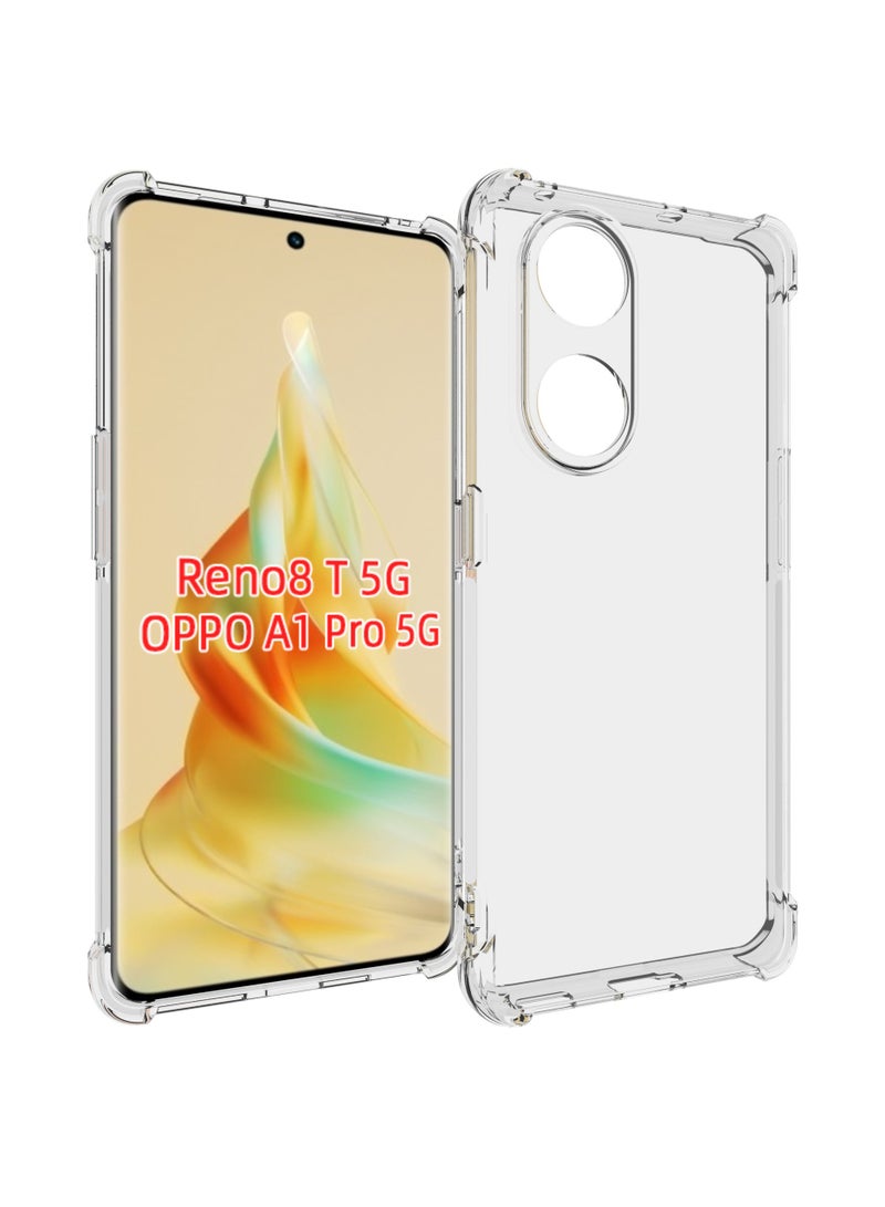 URBBKING Protective Case Cover For OPPO Reno 8T 5G Clear - Image 1