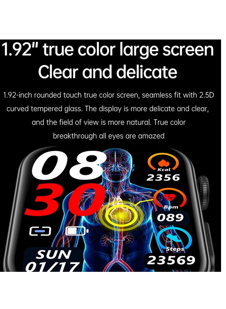 AROAQ Smart Watch, Fitness Tracker With Heart Rate Monitor, Brown Leather Multifunctional Smart Watch, Waterproof Activity Tracker For Android And Ios Phones - Image 3