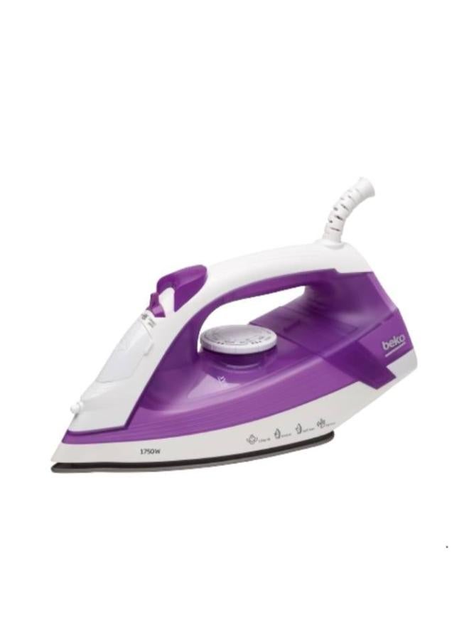Beko Steam Iron With Water Tank 220 ml 1800 W SIM3617 purple - Image 1