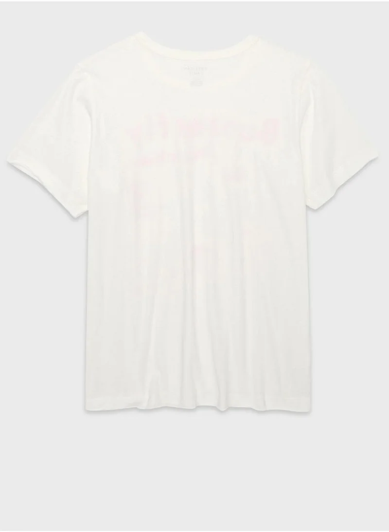 امريكان ايجل Crew Neck Printed T-Shirt