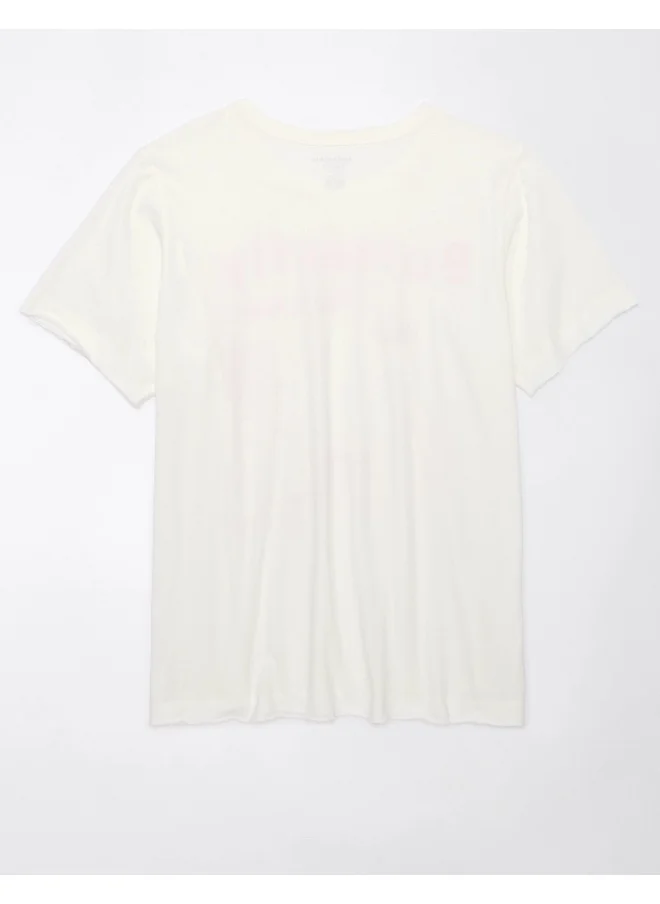 امريكان ايجل Crew Neck Printed T-Shirt