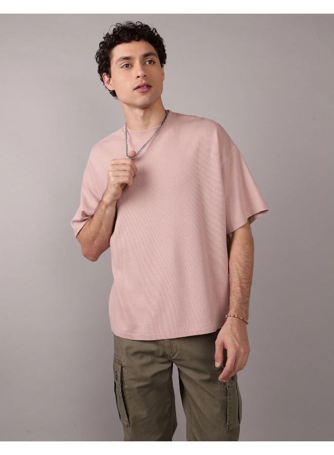 American Eagle AE Oversized Textured T-Shirt - Image 1