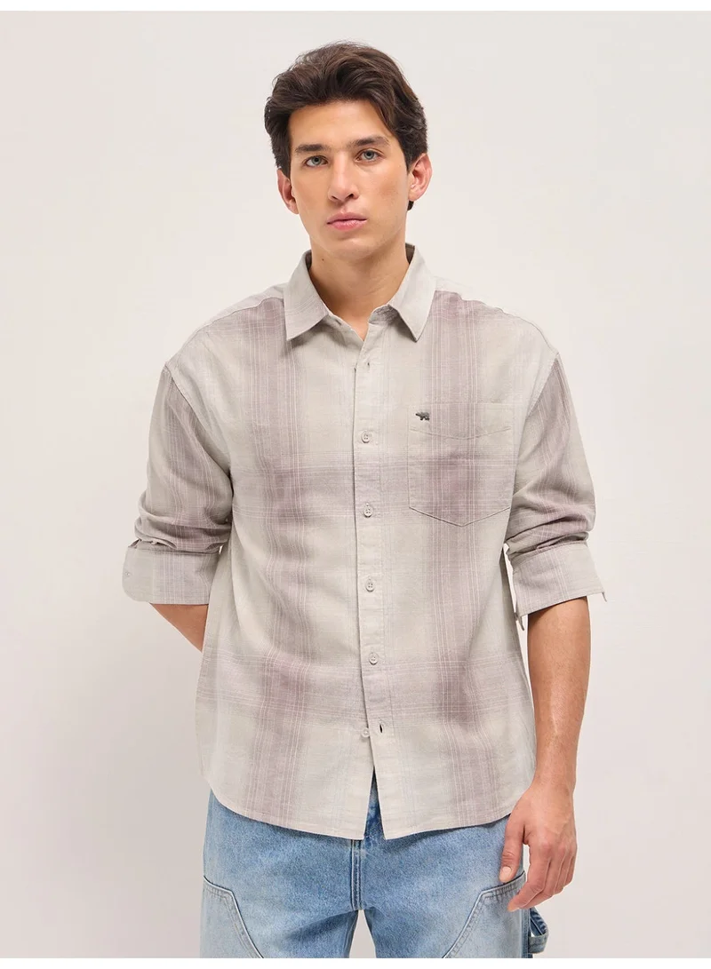 THE BEAR HOUSE  Men’s Long Sleeve Shirt – Classic, Comfortable and Stylish Essential for Work, Travel or Casual Outings for Men | Best Price UAE