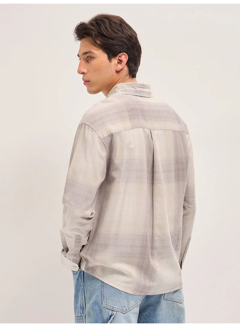 THE BEAR HOUSE  Men’s Long Sleeve Shirt – Classic, Comfortable and Stylish Essential for Work, Travel or Casual Outings for Men | Best Price UAE