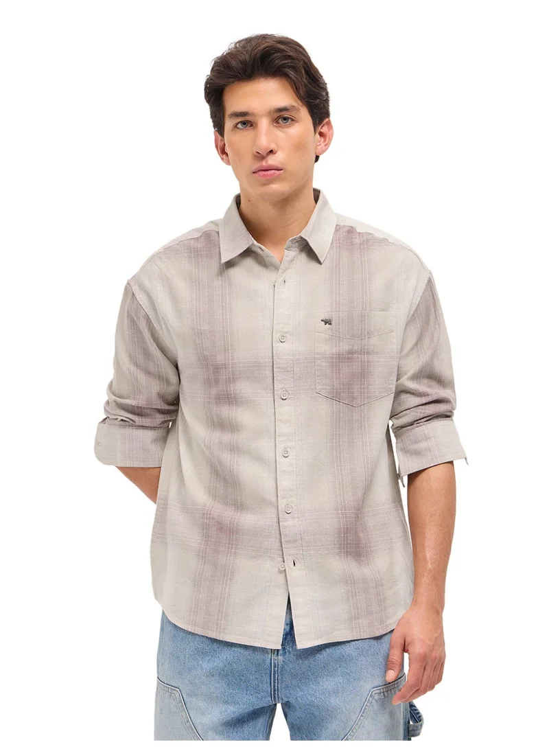 THE BEAR HOUSE  Men’s Long Sleeve Shirt – Classic, Comfortable and Stylish Essential for Work, Travel or Casual Outings for Men | Best Price UAE