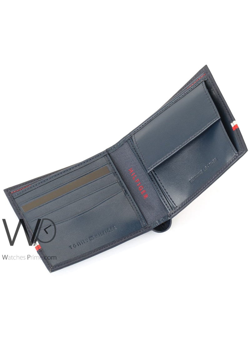 Tommy Hilfiger Denim Tommy Hilfiger Men's Genuine Leather Wallet - Blue - Image 3