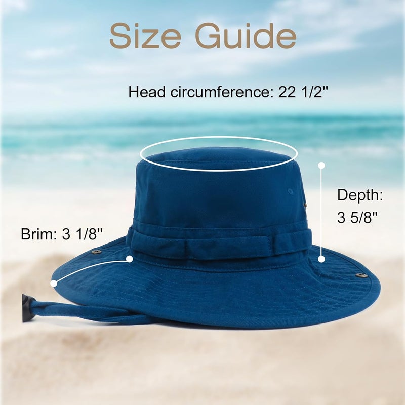 Phaiy Bucket Hat Wide Brim UV Protection Sun Hat Boonie Hats Fishing Hiking Safari Outdoor Hats for Men and Women - Image 5