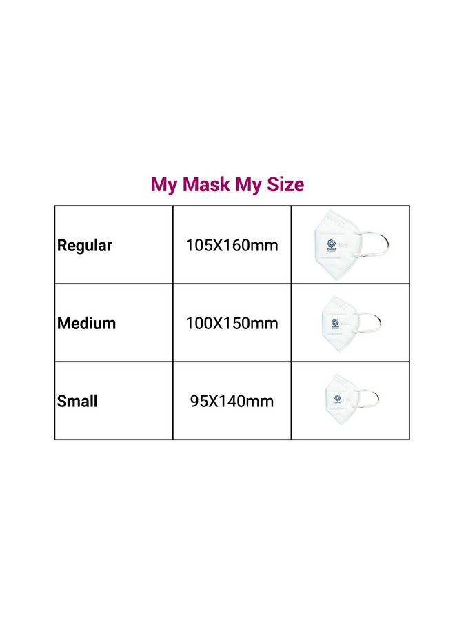 PROMISCA N95 Face Mask (Pack Of 5) Ear Loop Style Protective Face Mask 5 Layered Filtration With Genuine Melt Blown And Hot Air Cotton (Medium Orange)  - Image 4