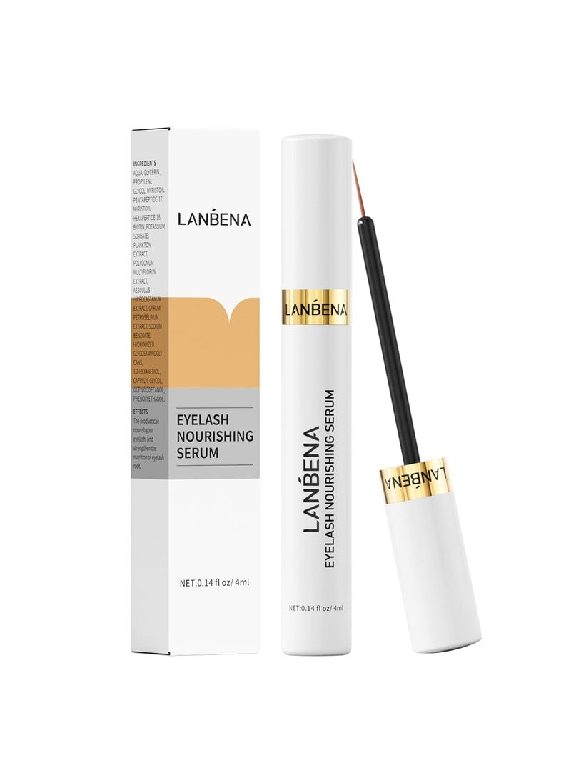 LANBENA - LANBENA Eyelash Growth SerumLash Serum for Eyelash GrowthEyebrow Growth Serum  Natural  Safe Ingredients4ML - Image 1