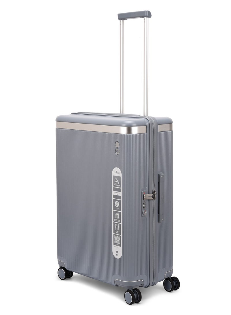 Echolac Dynasty 67cm Hardcase Non-Expandable 4 Double Wheel Check-In Luggage Trolley - Image 2