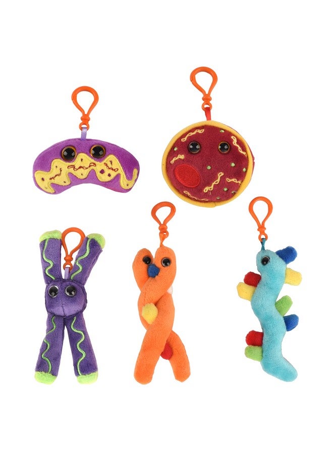 Giant Microbes GIANTmicrobes Genetics Themed Gift Box, Genetics Gifts, DNA Gifts, Genetic Counselor Gifts, Genealogy Gifts, Gifts for Genealogists, DNA Plush Keychain, Ancestry Gift, Funny Science Teacher Gifts - Image 2