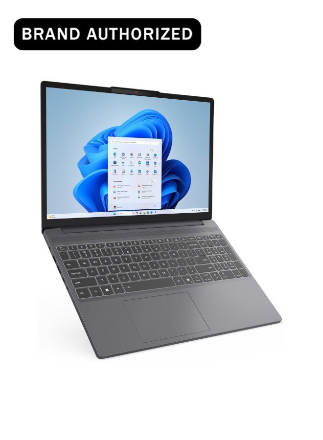 IdeaPad Slim 3 15IRH10 Laptop, Intel Core i5-13420H Processor, 16GB RAM, 512GB SSD, 15.3" FHD IPS Display, Windows 11 Home, Backlit , 1 Year Warranty | 83K100GDAX English/Arabic Keyboard English/Arabic Luna Grey