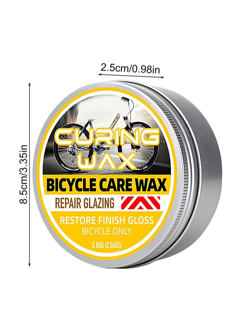 WILLIAM WEIR Bike Maintenance Wax, Mountain Bike Care Wax Car Body Scratch Paint Gloss Solid Wax Bike Refurbishment Wax Maintenance Gloss Coating Maintenance Scratch Polishing Car Wax  - Image 3