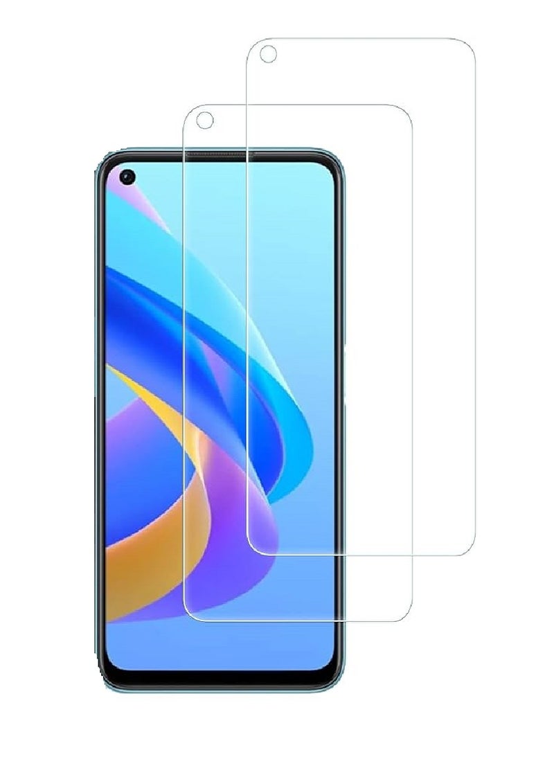 2 Pieces  Tempered Glass Screen Protector Clear Designed For Oppo A36 Full Screen Coverage And Bubble Free - Image 1