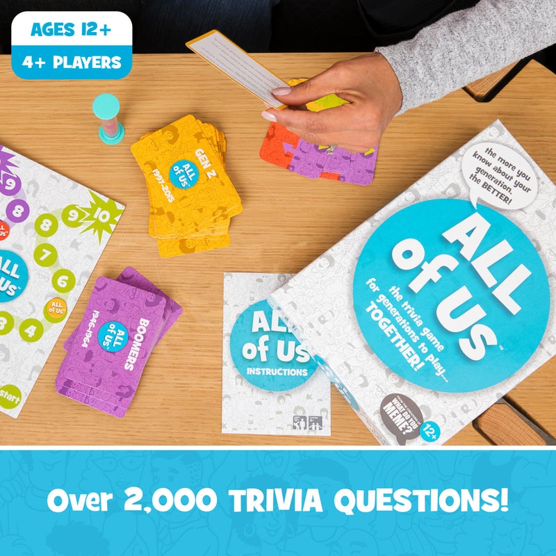 WHAT DO YOU MEME? All of Us - The Family Trivia Game for All Generations - Family Card Games for Kids and Adults - Image 3