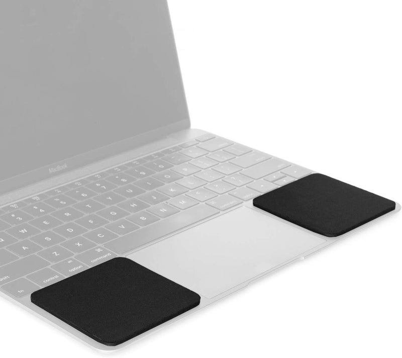 GRIFITI Large Slim Palm Pads Notebook Wrist Rest with Tacky Silicone Reposition Ergonomic Carpal Tunnel Resting Support for Computer MacBook & Laptop Keyboard Typing Pad (2 Large 3.9 x 3.1 inches) - Image 1