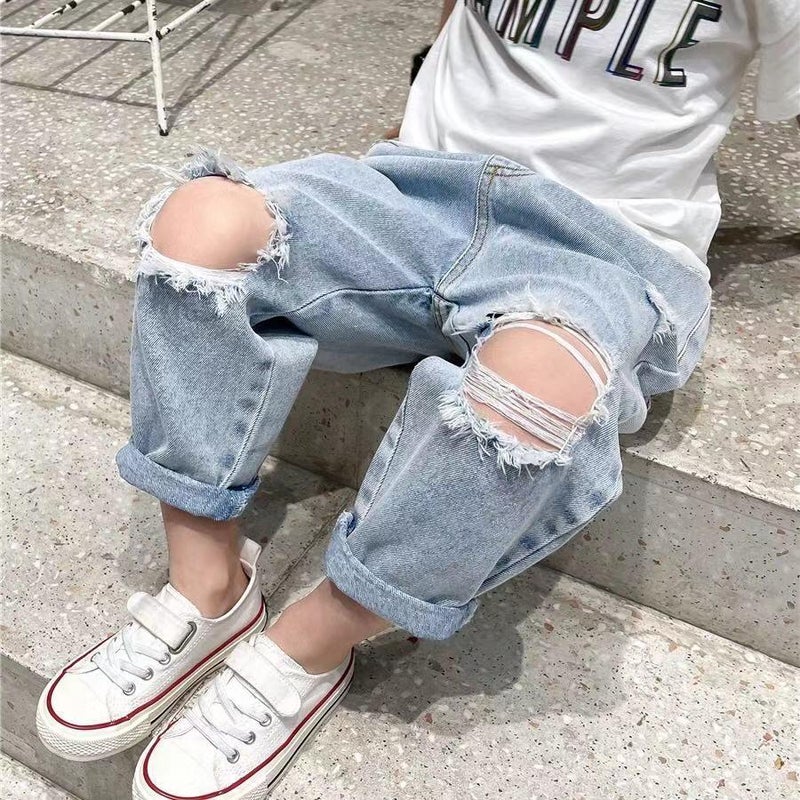 Children's Ripped Jeans - Image 1