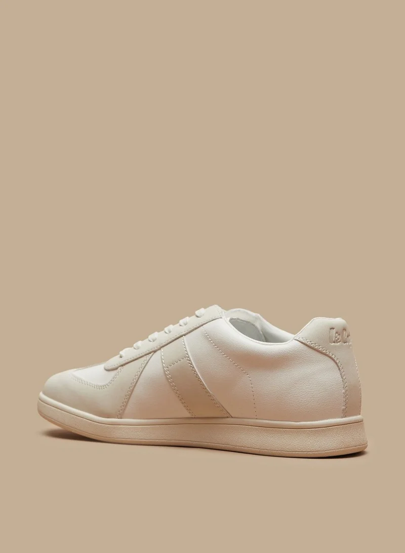 Lee Cooper Mens Panel Detail Sneakers with Lace Up Closure