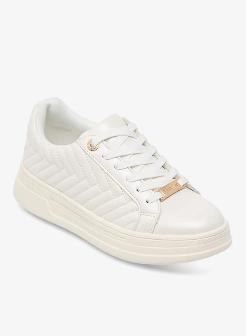 بابريكا سنيكرز نسائي مبطن معدني برباط