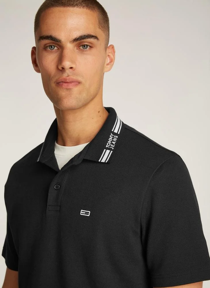 TOMMY JEANS Short Sleeve   Polo Shirt