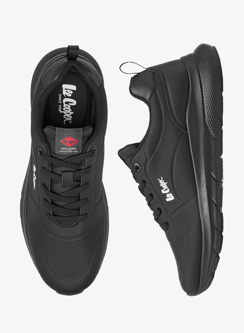 لي كوبر سنيكرز رجالي بطبعة شعار مع إغلاق برباط - Image 3