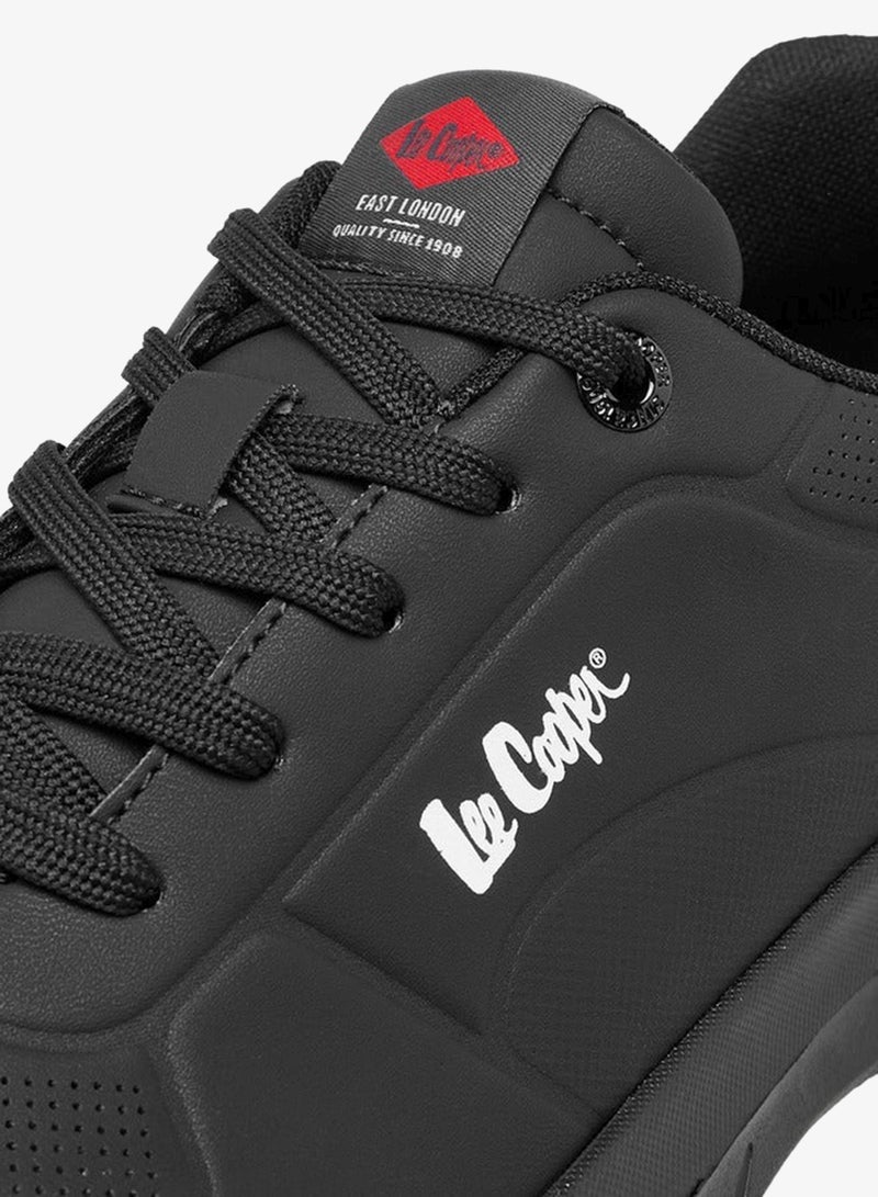 لي كوبر سنيكرز رجالي بطبعة شعار مع إغلاق برباط - Image 4