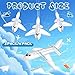 Syhood 10 Pc 40 Inch White Large Inflatable Airplane Balloon Aviation Themed for Outdoor Birthday Party Gifts Swimming Pool Decorations Toys - Image 4