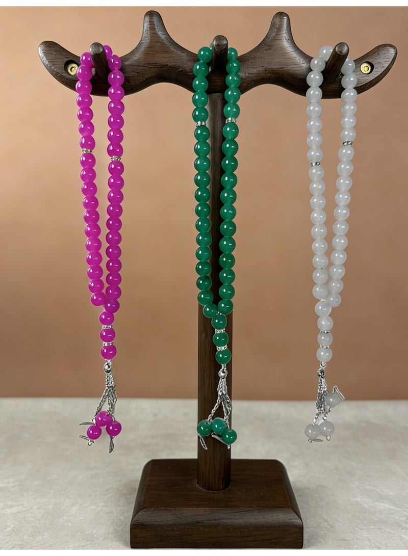 عام 3 قطع / 33 سرير صلاة زجاجي / تسبيح / 10 ملم - Image 2