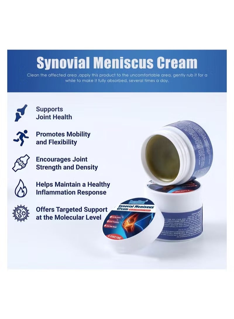 Sumifun Knee Joint Pain Relief Ointment Meniscus Damage Leg Knee Arthritis Cream Fast Absorbing Hand And Foot Tenosynovitis Cold Gel Quick Relief Joint And Bone Therapy Cream For Muscle And Joint Pain - Image 2